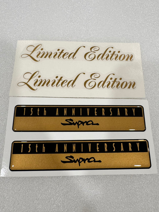 15th Anniversary Edition Gold 1997 Fender Emblem Set 0021-14970-19